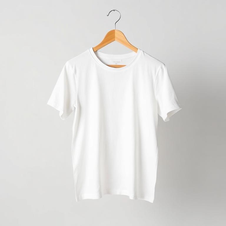 Camiseta cuello redondo algodón