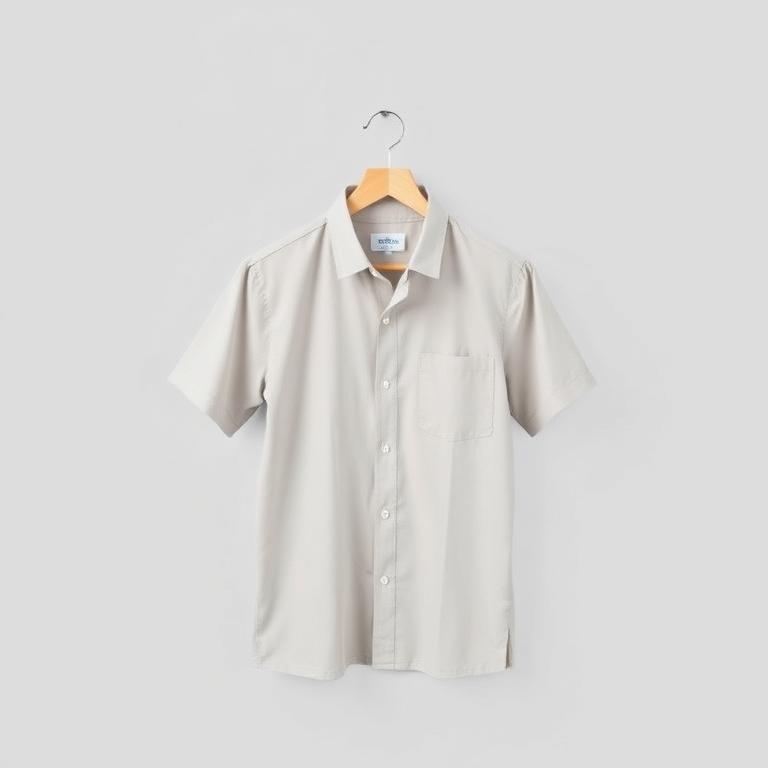 Camisa vestir manga corta